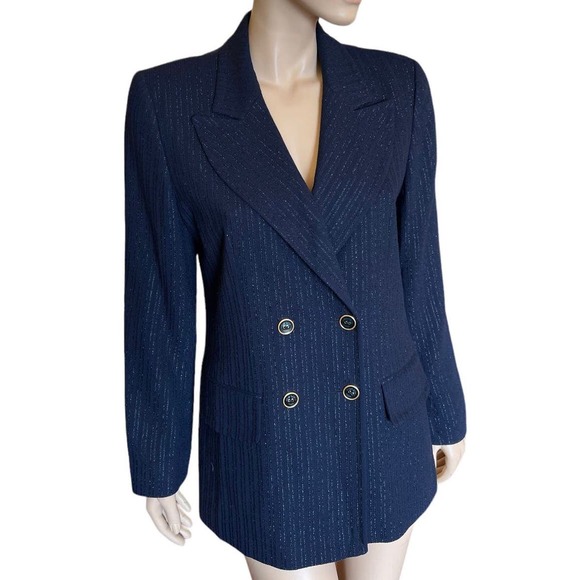 Vintage Electre Paris Wool Top Blazer Size Medium  Made in France - Picture 6 of 12